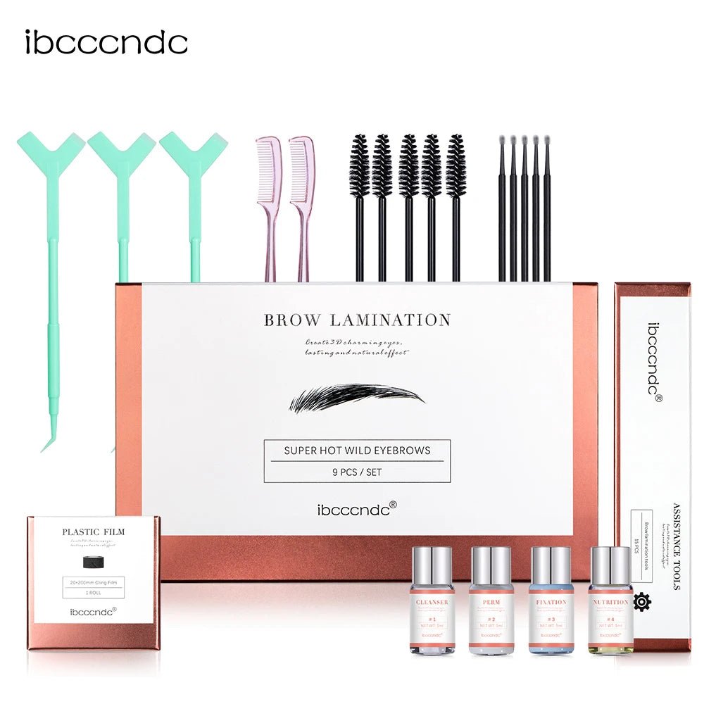 Keratin Eyebrow Lamination Kit for Natural Brow Lift & Styling
