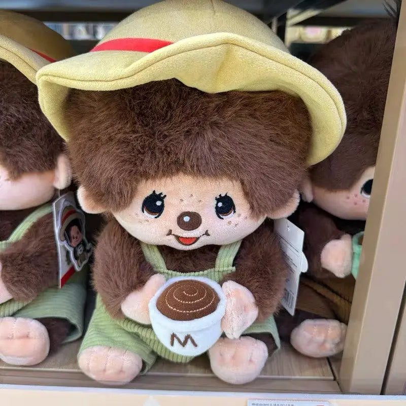 Experience Cuddly Charm with the Monchhichi Coffee Farm BiG Plush Series – Adorable Stuffed Animal Collectible Teddy Bear