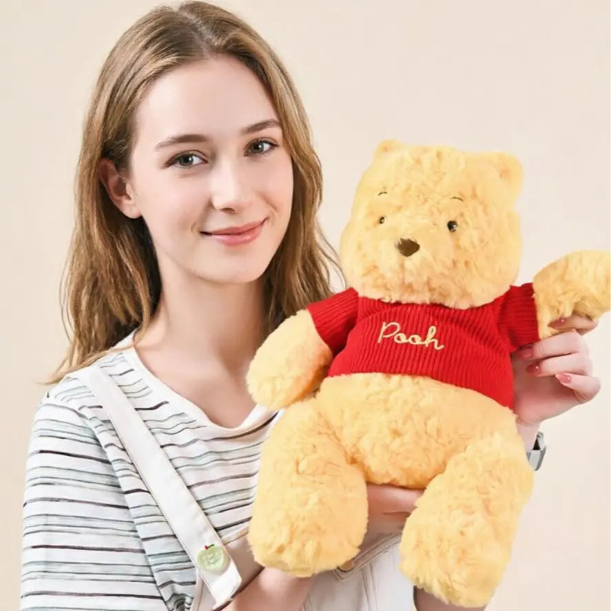 Cuddle Up with the Adorable Disney Winnie the Pooh Soft Plush Doll – Your Perfect Snuggle Buddy for Comfort and Joy!