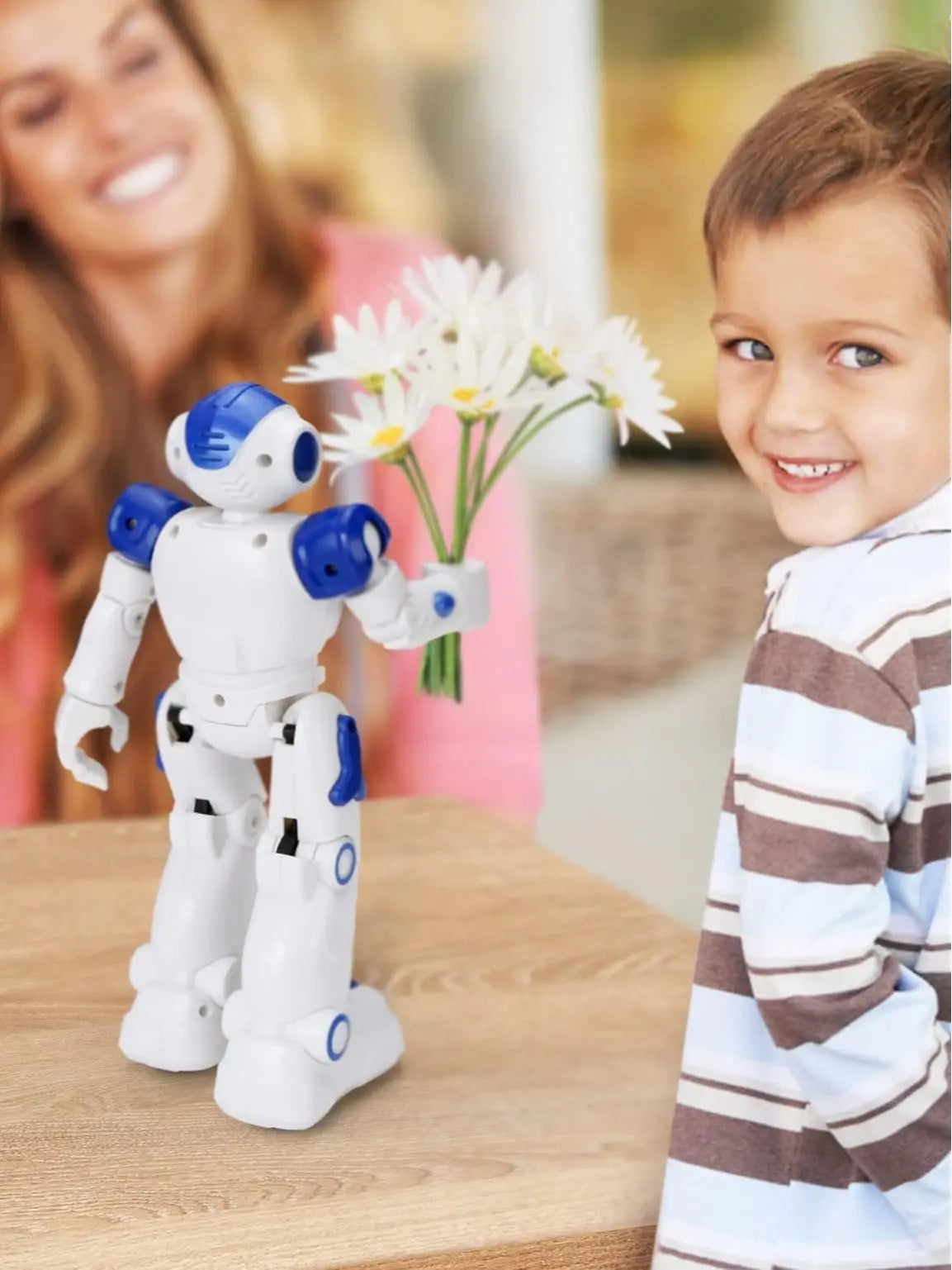 Exciting Kingsdragon RC Robot Toy - Gesture & Programmable Remote Control for Kids Aged 3-8 - Perfect Birthday & Graduation Gift!