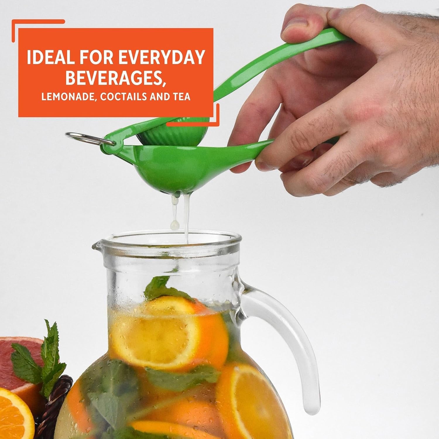 Premium Lemon & Lime Juicer – Easy Hand Press Squeezer