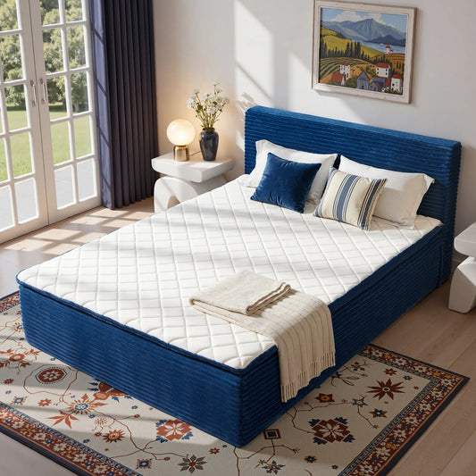 Transform Your Sleep with the ALTRIGUS Modern Boneless Bed Set - All-In-One Mattress in a Box for Ultimate Comfort and Support