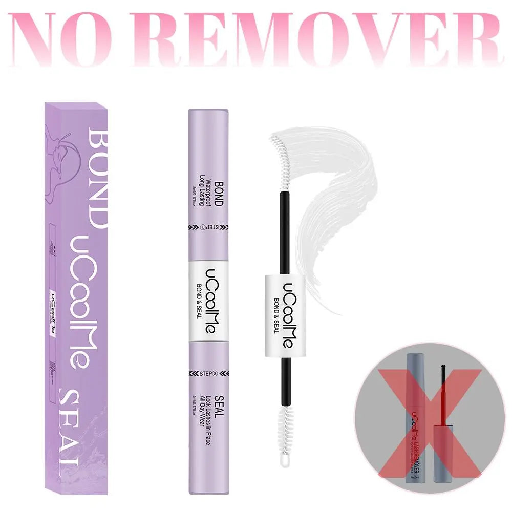 Ucoolme Creator Exclusive 2-In-1 Waterproof Lash Glue - Strong & Long-Lasting Adhesive for Flawless False Eyelash Application