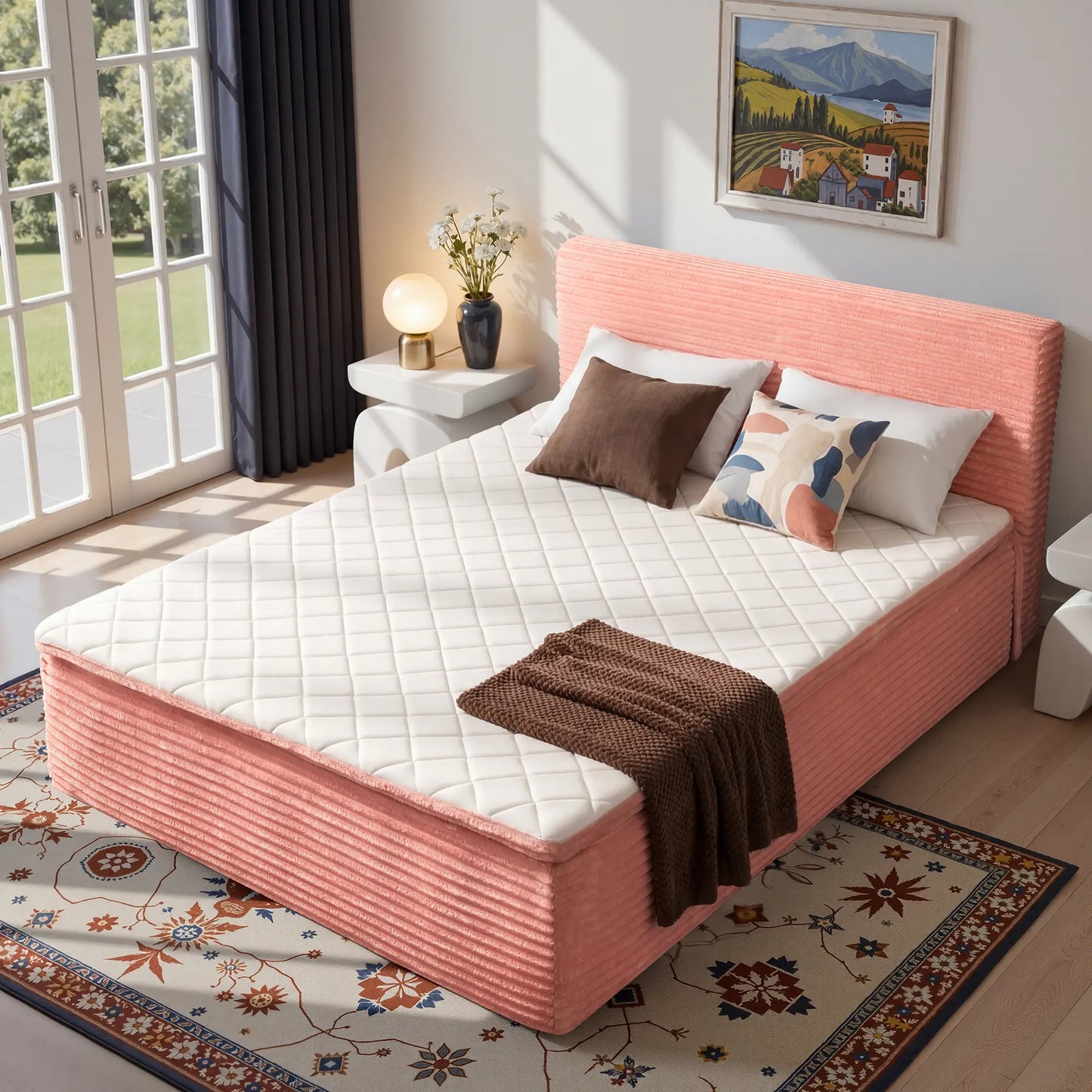 Transform Your Sleep with the ALTRIGUS Modern Boneless Bed Set - All-In-One Mattress in a Box for Ultimate Comfort and Support