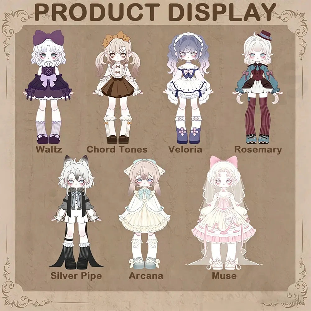 Unleash the Magic of Kawaii with Misya's Museum of the Weird Series BJD Blind Box - Adorable 1/8 Ball Jointed Dolls for Every Collector!