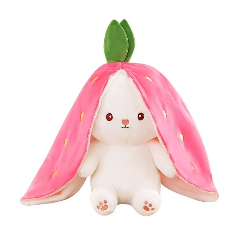 Transforming Bunny Plush Toy - Soft and Cuddly Stuffed Animal for Imaginative Play, Perfect Easter Gift for Ages 6+!
