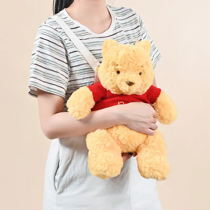 Cuddle Up with the Adorable Disney Winnie the Pooh Soft Plush Doll – Your Perfect Snuggle Buddy for Comfort and Joy!