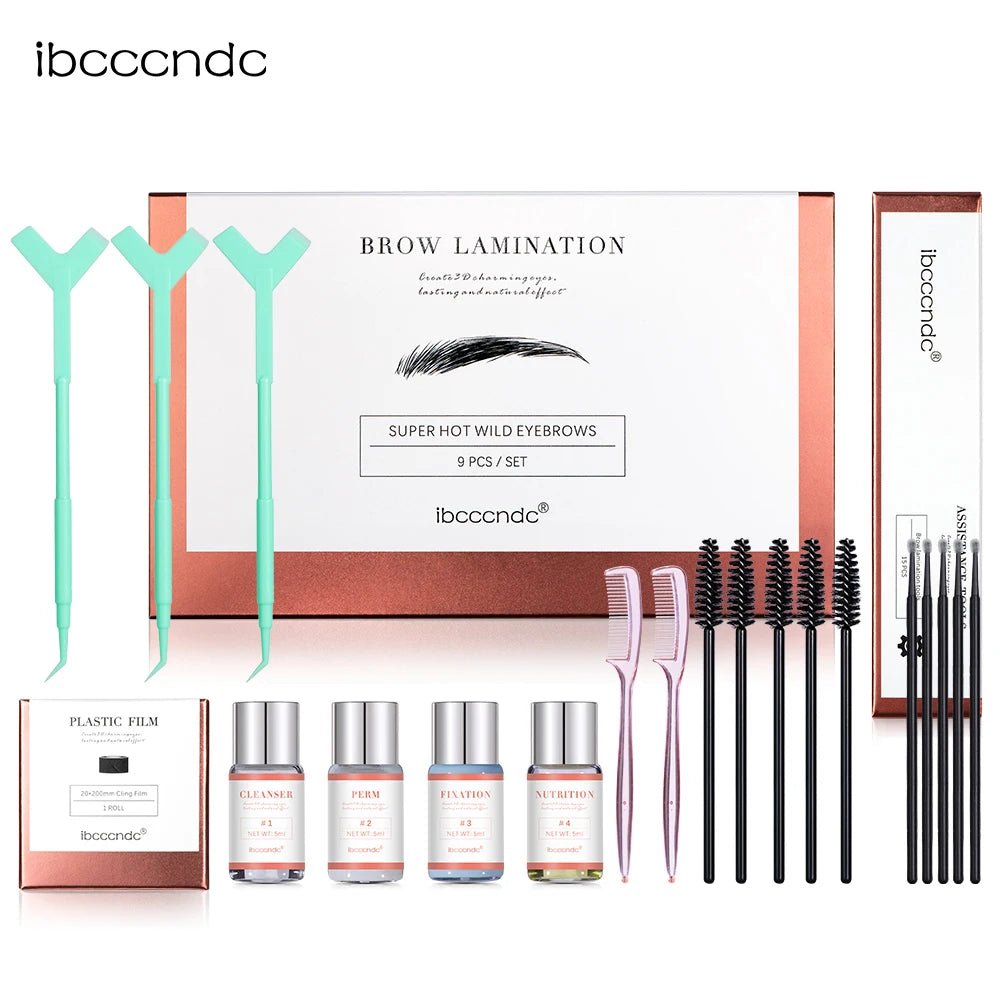 Keratin Eyebrow Lamination Kit for Natural Brow Lift & Styling