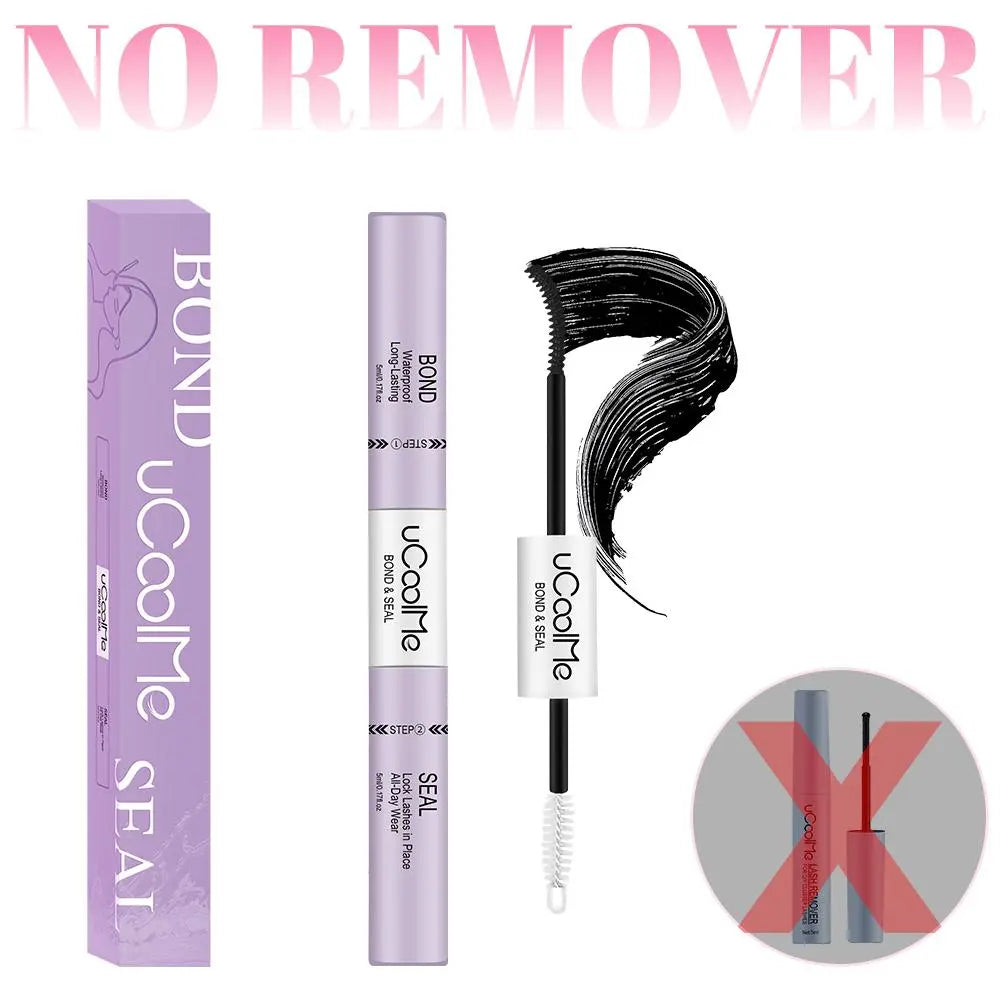 Ucoolme Creator Exclusive 2-In-1 Waterproof Lash Glue - Strong & Long-Lasting Adhesive for Flawless False Eyelash Application
