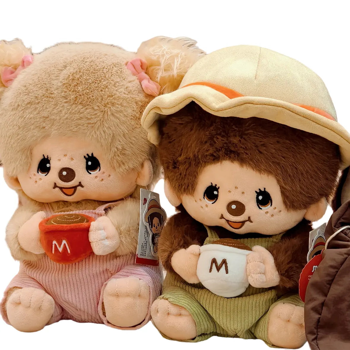 Experience Cuddly Charm with the Monchhichi Coffee Farm BiG Plush Series – Adorable Stuffed Animal Collectible Teddy Bear