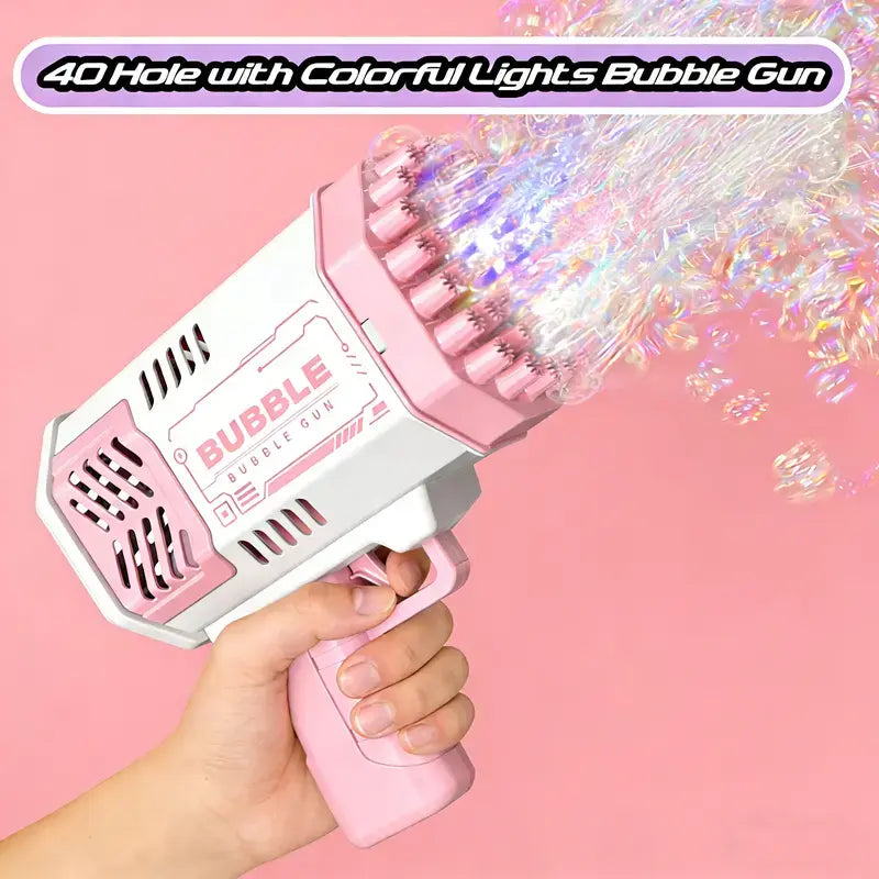 Exciting Summervibes Bubble Machine Blower - Perfect for Kids & Toddlers! Colorful Bubble Toys for Outdoor Birthday Parties and Fun!