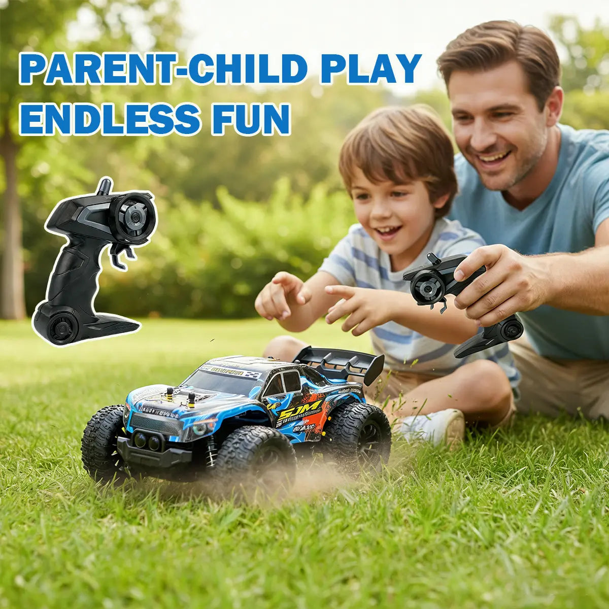 Experience Thrilling Adventures with the High-Speed Off-Road Remote Control Cybertruck for Kids & Adults - Perfect for All-Terrain Racing Fun!