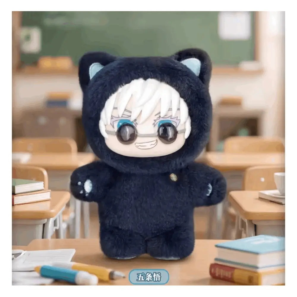 Discover the JUJUTSU KAISEN Cat Ear Plushie Series Pendant - Unbox a Surprise with Each Blind Box Featuring Your Favorite Characters!