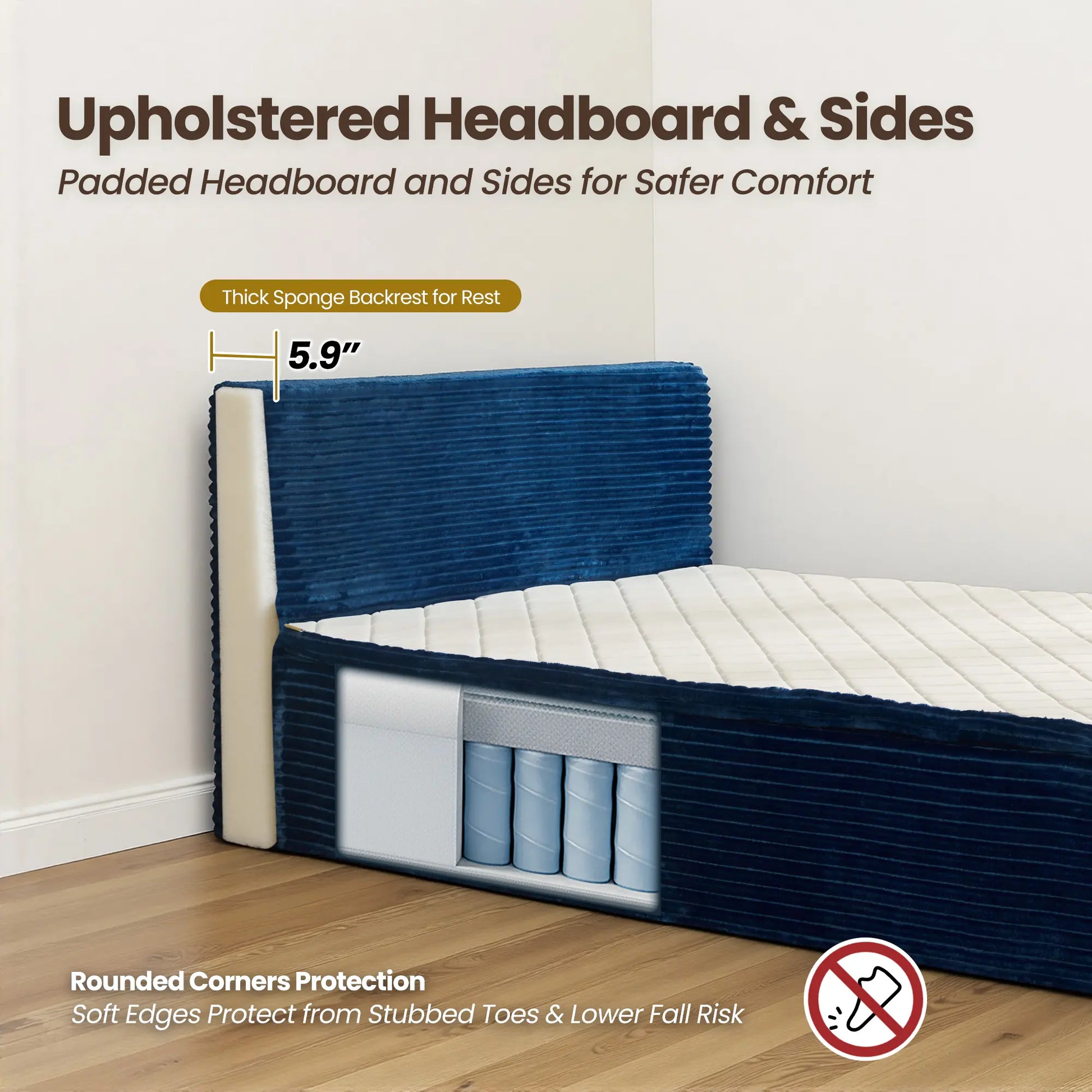 Transform Your Sleep with the ALTRIGUS Modern Boneless Bed Set - All-In-One Mattress in a Box for Ultimate Comfort and Support