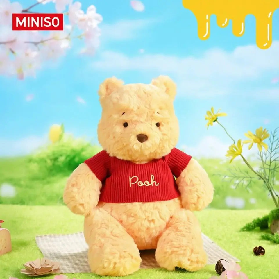 Cuddle Up with the Adorable Disney Winnie the Pooh Soft Plush Doll – Your Perfect Snuggle Buddy for Comfort and Joy!