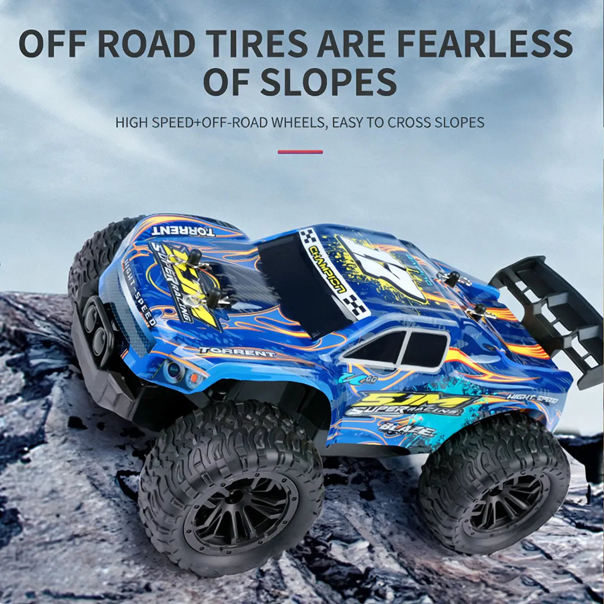 Experience Thrilling Adventures with the High-Speed Off-Road Remote Control Cybertruck for Kids & Adults - Perfect for All-Terrain Racing Fun!