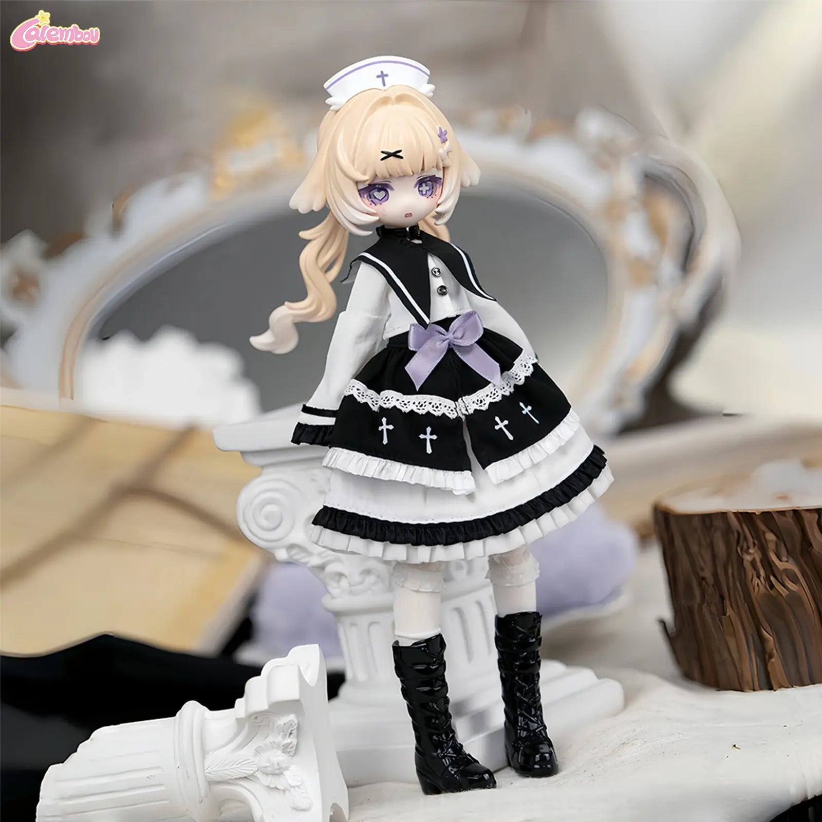 Discover the CALEMBOU Meki Oblivion's Luminaria Series V2 - Adorable 1/8 BJD Dress-Up Doll, Perfect Collectible for Birthdays and Christmas!