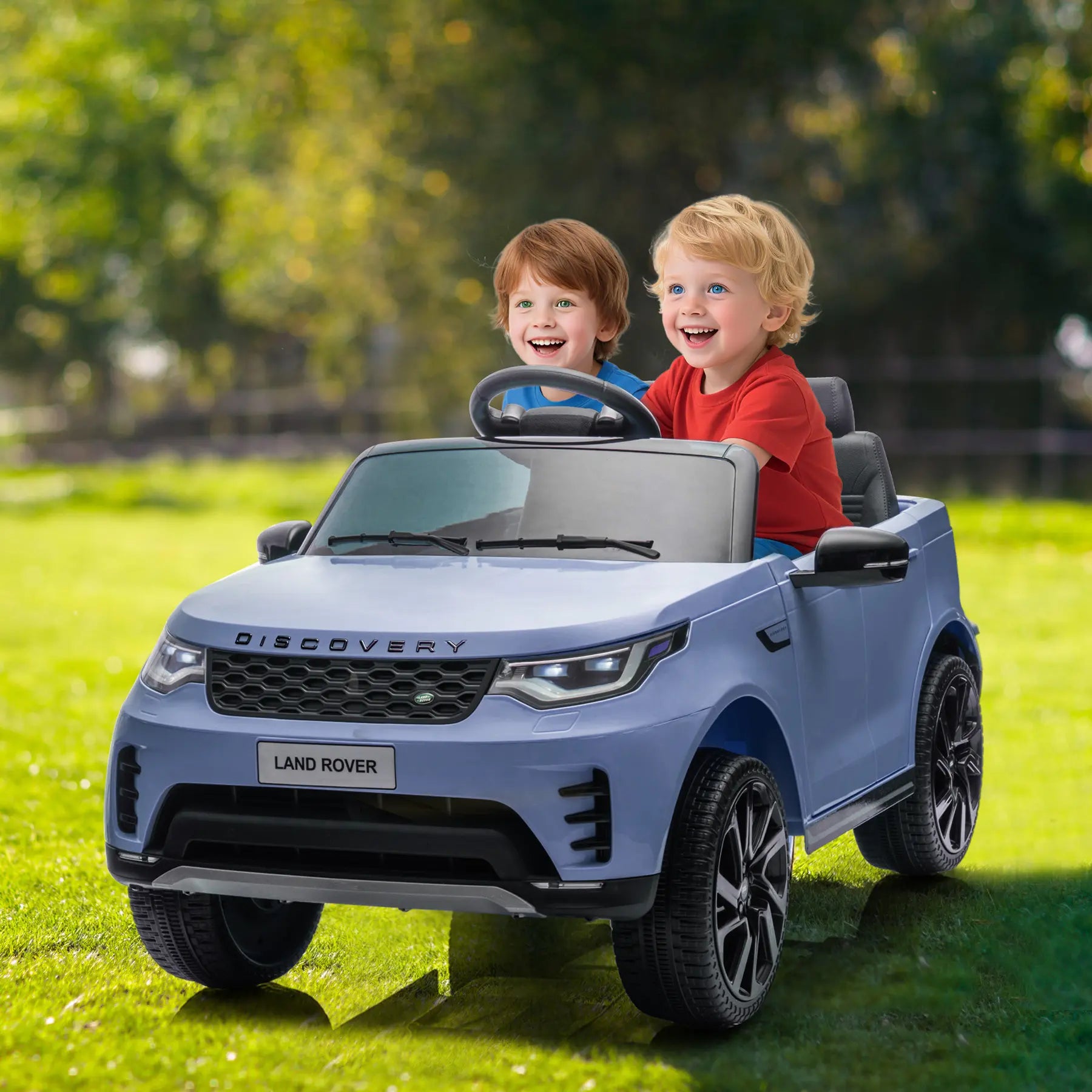Exciting 12V Twin Seat Electric Ride-On Toy Car with Remote Control, LED Lights, MP3 Player & 3 Speed Settings – Safe and Fun for Toddlers Aged 3-8!