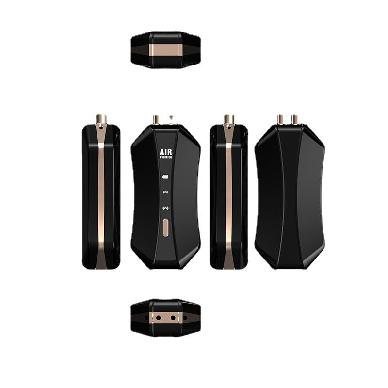 Portable Wearable Air Purifier Necklace – Personal Negative Ion Cleaner