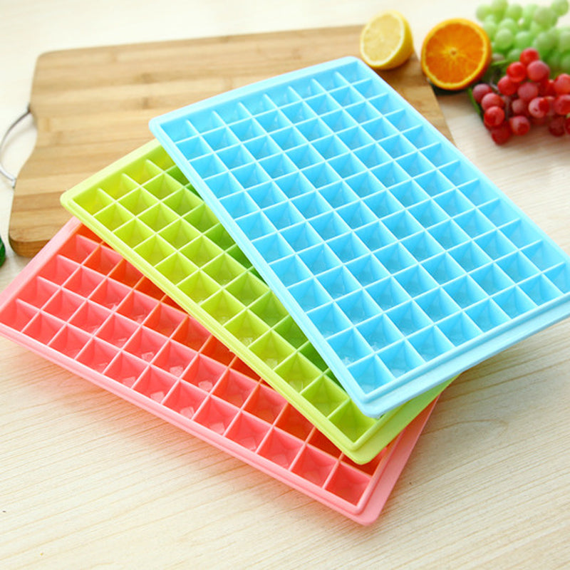 Quick Freeze Ice Cube Maker - Versatile Silicone Ice Cube Mould with 96 Grids