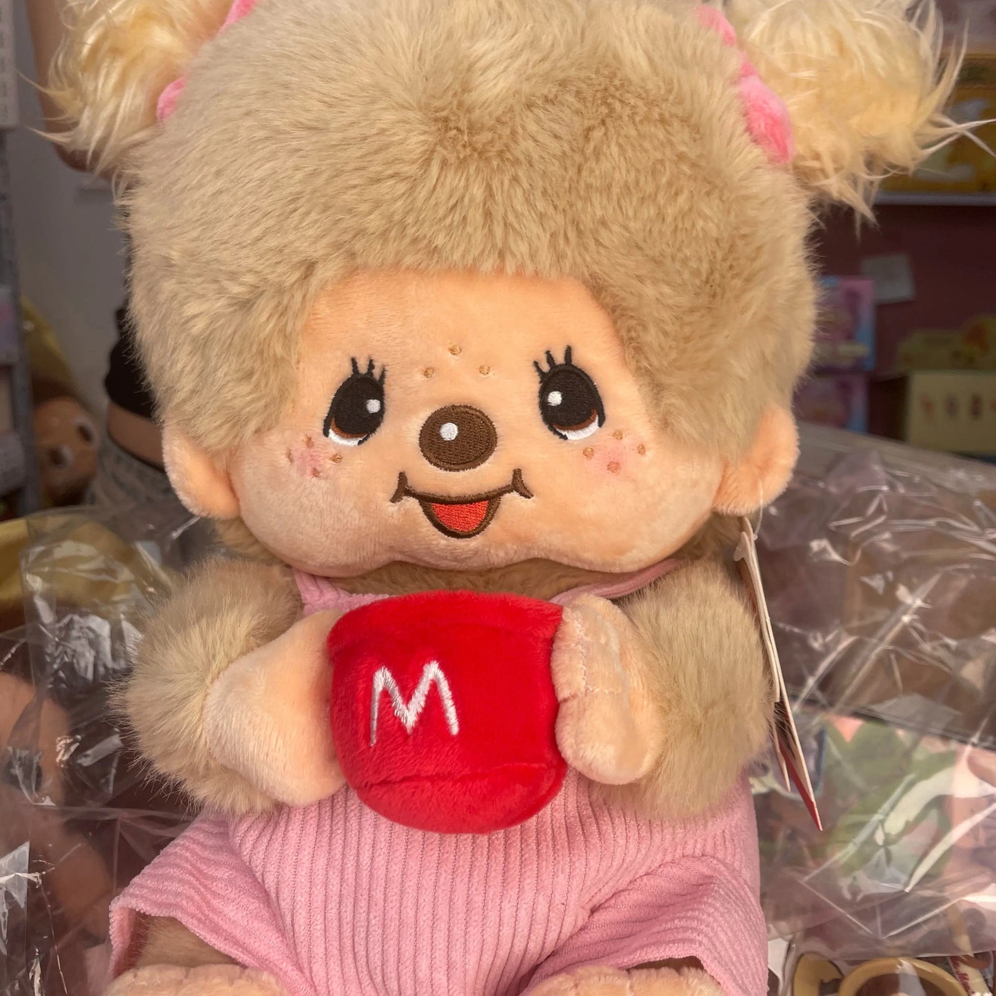 Experience Cuddly Charm with the Monchhichi Coffee Farm BiG Plush Series – Adorable Stuffed Animal Collectible Teddy Bear
