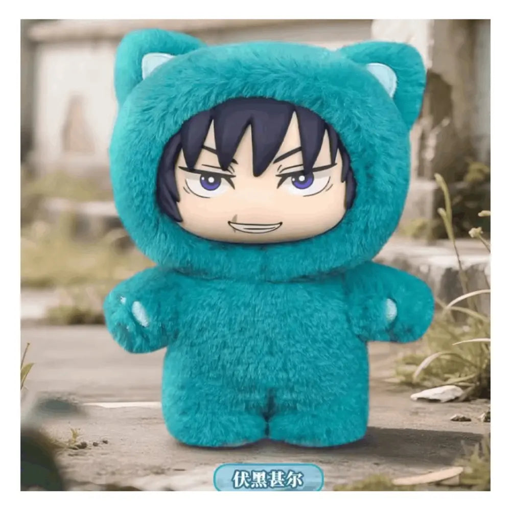 Discover the JUJUTSU KAISEN Cat Ear Plushie Series Pendant - Unbox a Surprise with Each Blind Box Featuring Your Favorite Characters!