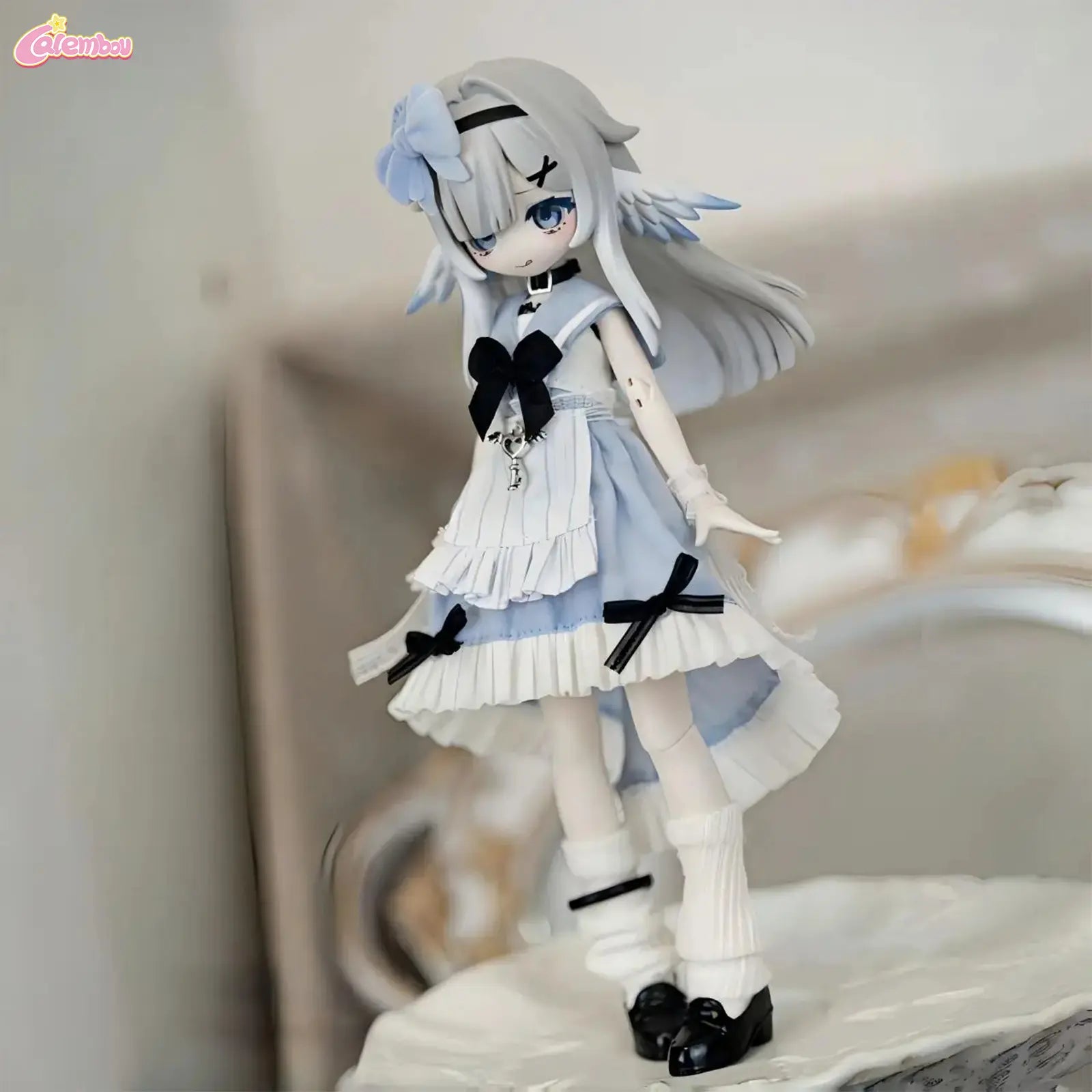 Discover the CALEMBOU Meki Oblivion's Luminaria Series V2 - Adorable 1/8 BJD Dress-Up Doll, Perfect Collectible for Birthdays and Christmas!