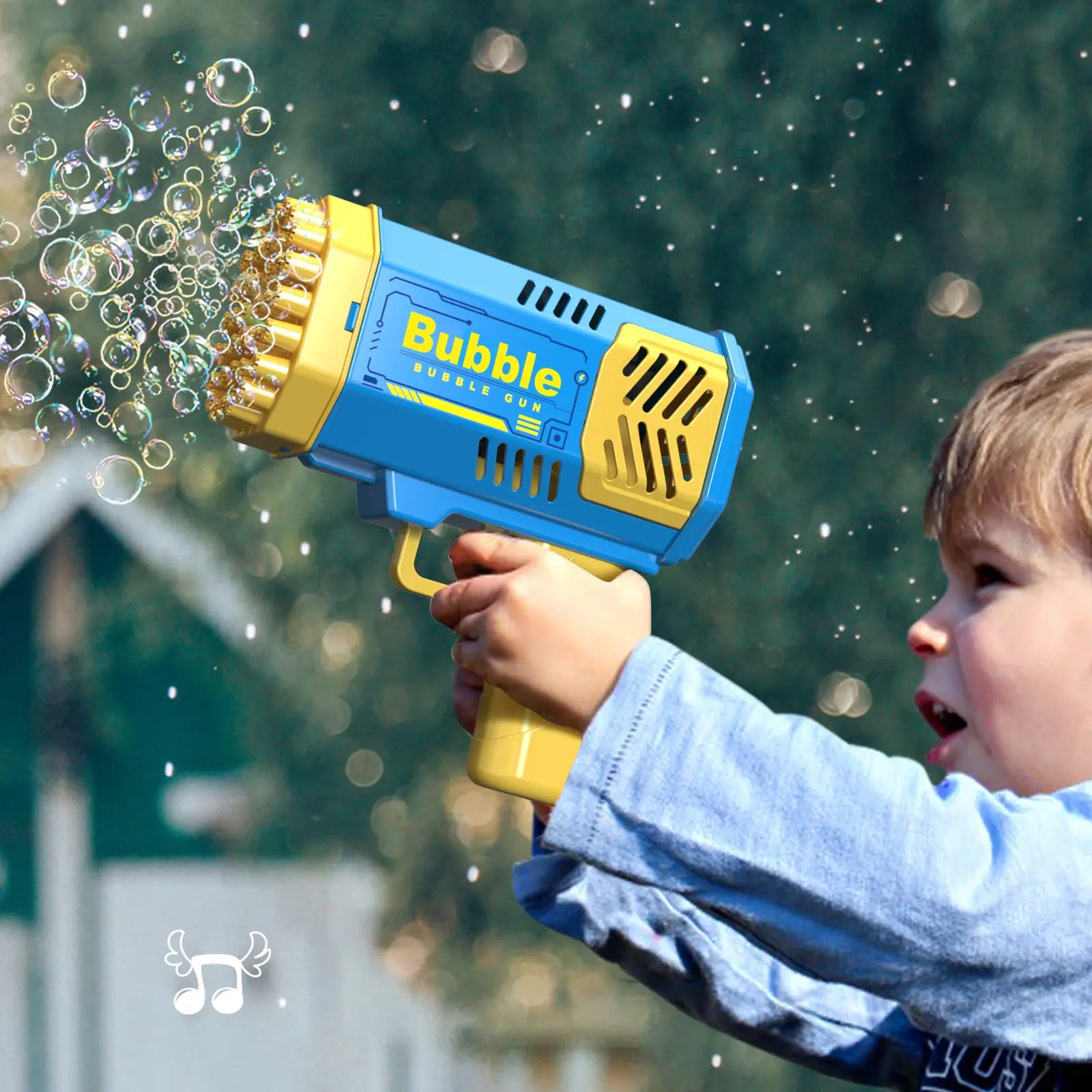 Exciting Summervibes Bubble Machine Blower - Perfect for Kids & Toddlers! Colorful Bubble Toys for Outdoor Birthday Parties and Fun!