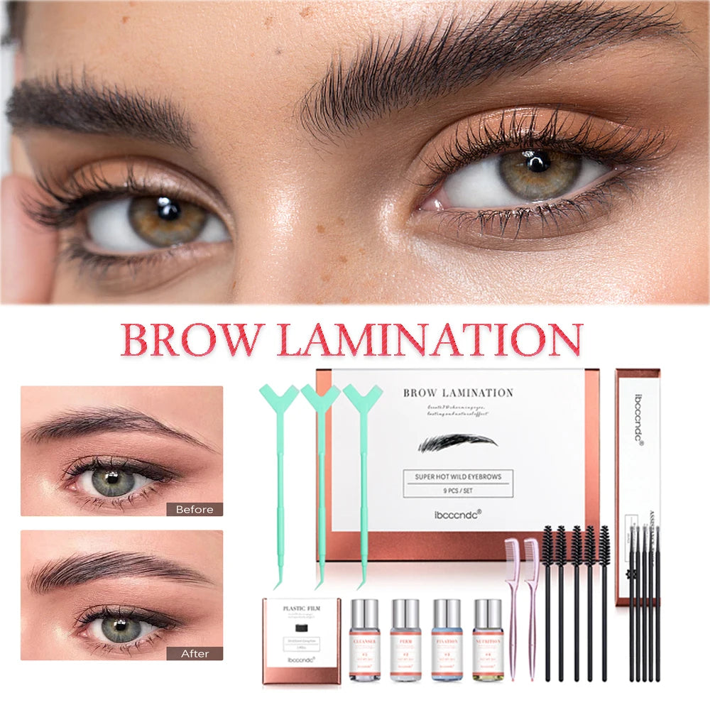 Keratin Eyebrow Lamination Kit for Natural Brow Lift & Styling
