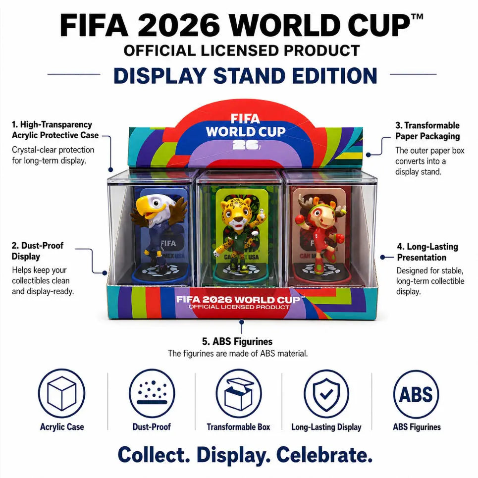 FIFA 2026 Official Licensed Collectible Figure Box - Perfect for Display and Gifting!