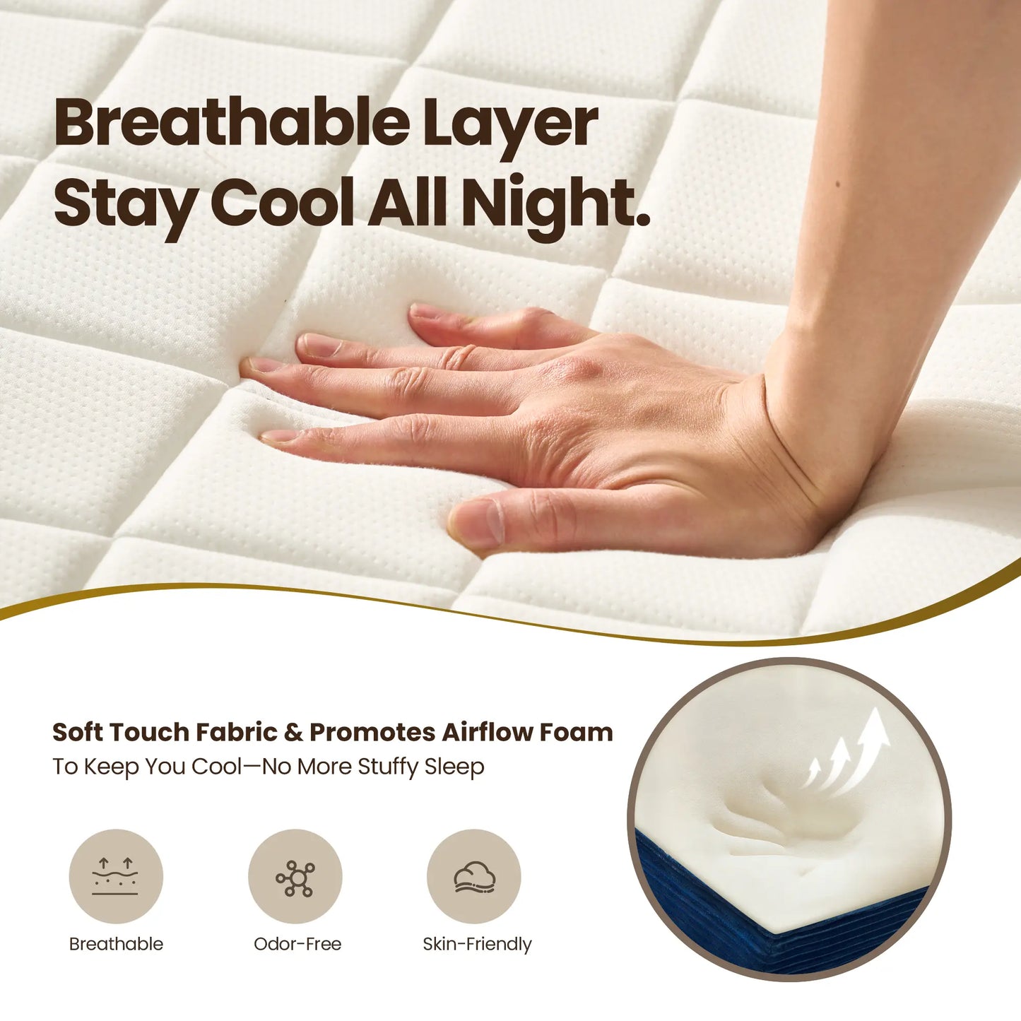 Transform Your Sleep with the ALTRIGUS Modern Boneless Bed Set - All-In-One Mattress in a Box for Ultimate Comfort and Support