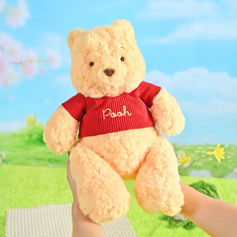 Cuddle Up with the Adorable Disney Winnie the Pooh Soft Plush Doll – Your Perfect Snuggle Buddy for Comfort and Joy!
