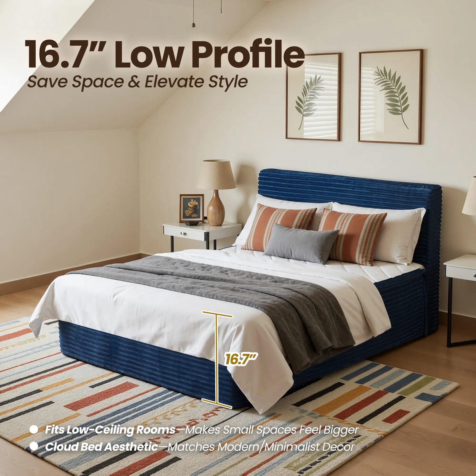 Transform Your Sleep with the ALTRIGUS Modern Boneless Bed Set - All-In-One Mattress in a Box for Ultimate Comfort and Support