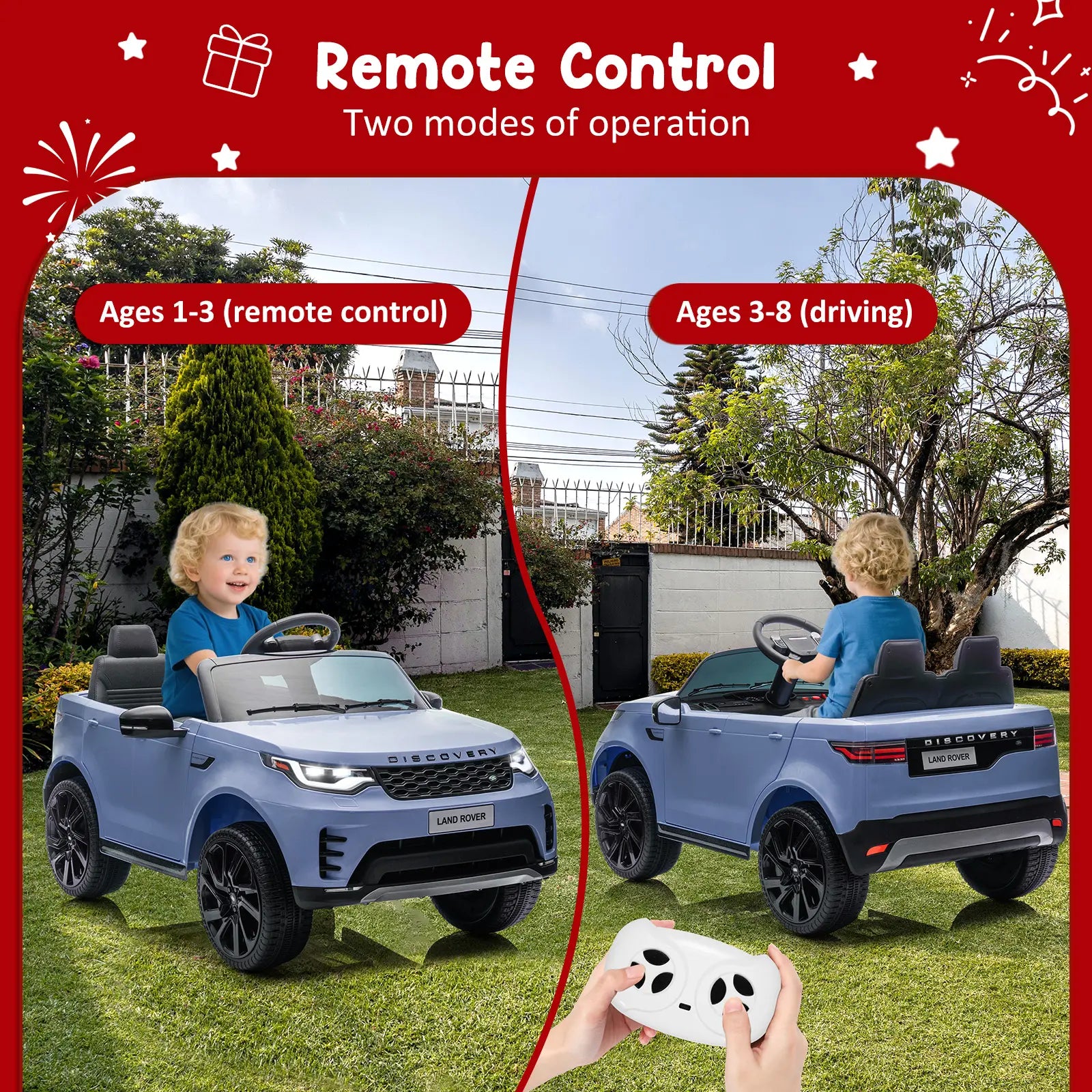 Exciting 12V Twin Seat Electric Ride-On Toy Car with Remote Control, LED Lights, MP3 Player & 3 Speed Settings – Safe and Fun for Toddlers Aged 3-8!