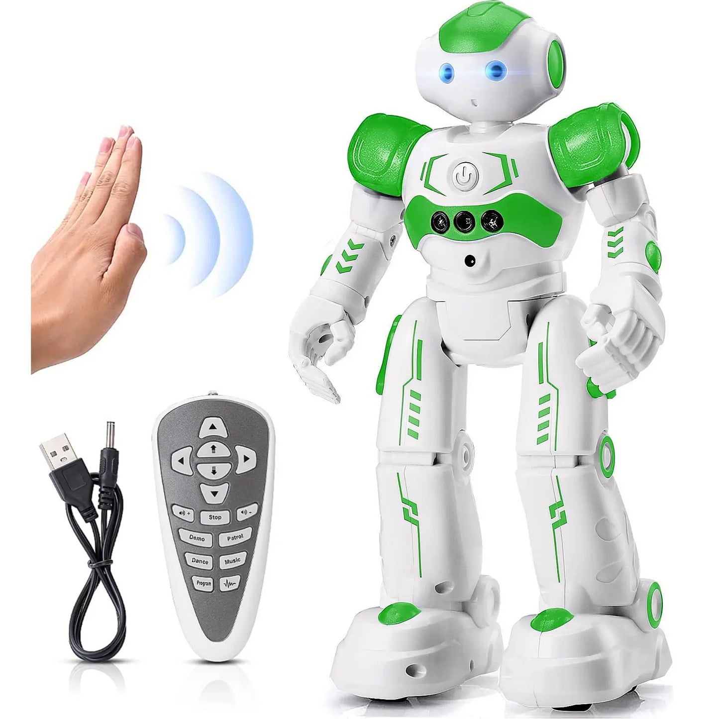 Exciting Kingsdragon RC Robot Toy - Gesture & Programmable Remote Control for Kids Aged 3-8 - Perfect Birthday & Graduation Gift!