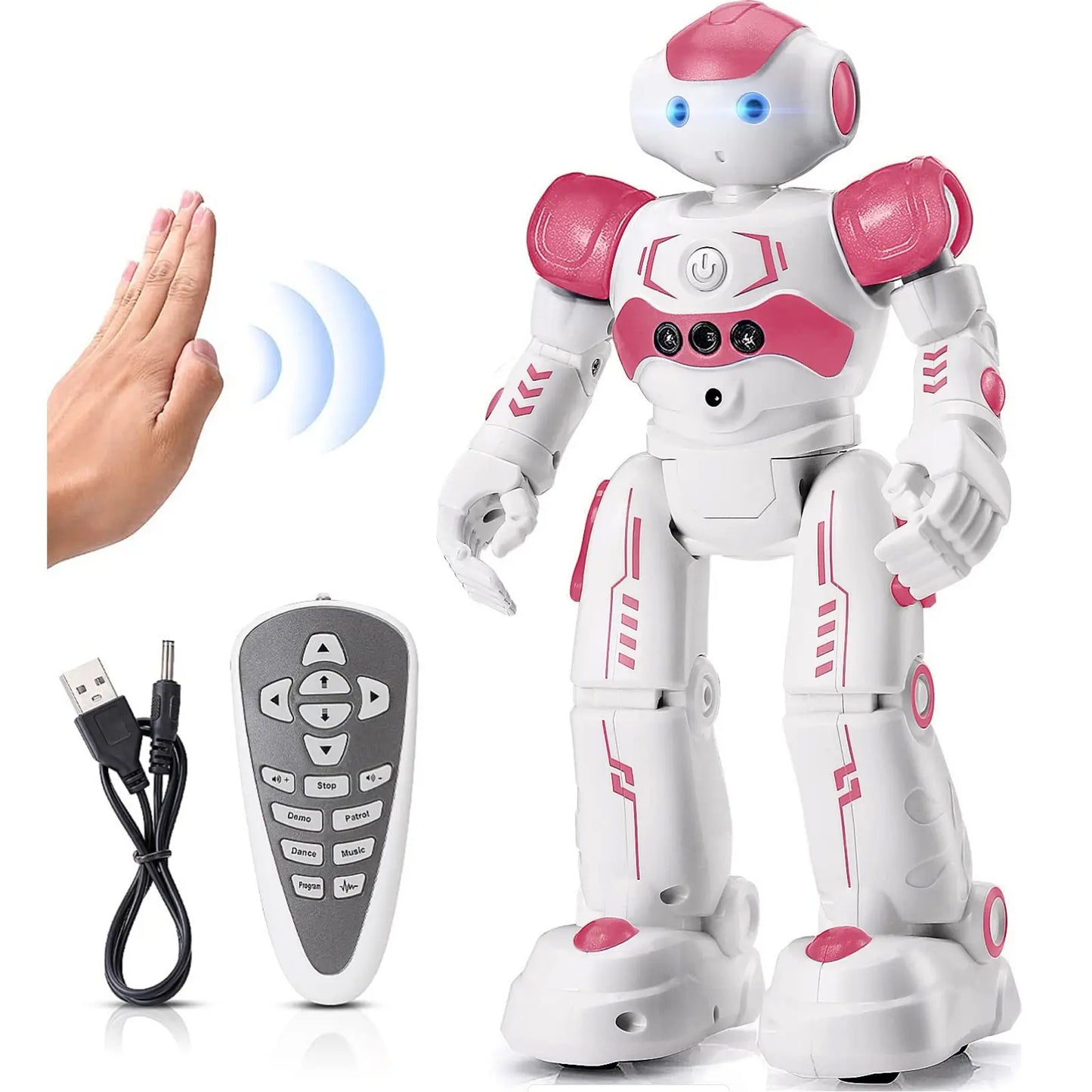 Exciting Kingsdragon RC Robot Toy - Gesture & Programmable Remote Control for Kids Aged 3-8 - Perfect Birthday & Graduation Gift!