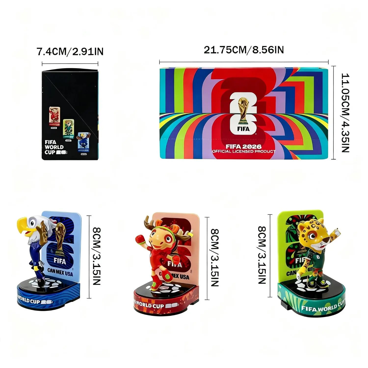 FIFA 2026 Official Licensed Collectible Figure Box - Perfect for Display and Gifting!