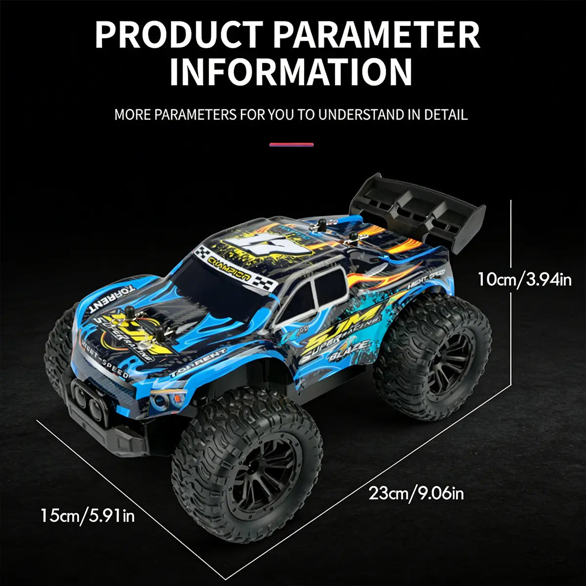 Experience Thrilling Adventures with the High-Speed Off-Road Remote Control Cybertruck for Kids & Adults - Perfect for All-Terrain Racing Fun!
