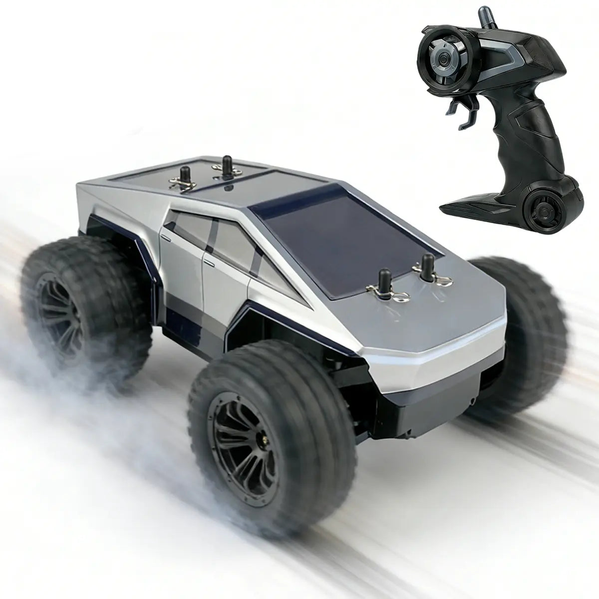 Experience Thrilling Adventures with the High-Speed Off-Road Remote Control Cybertruck for Kids & Adults - Perfect for All-Terrain Racing Fun!
