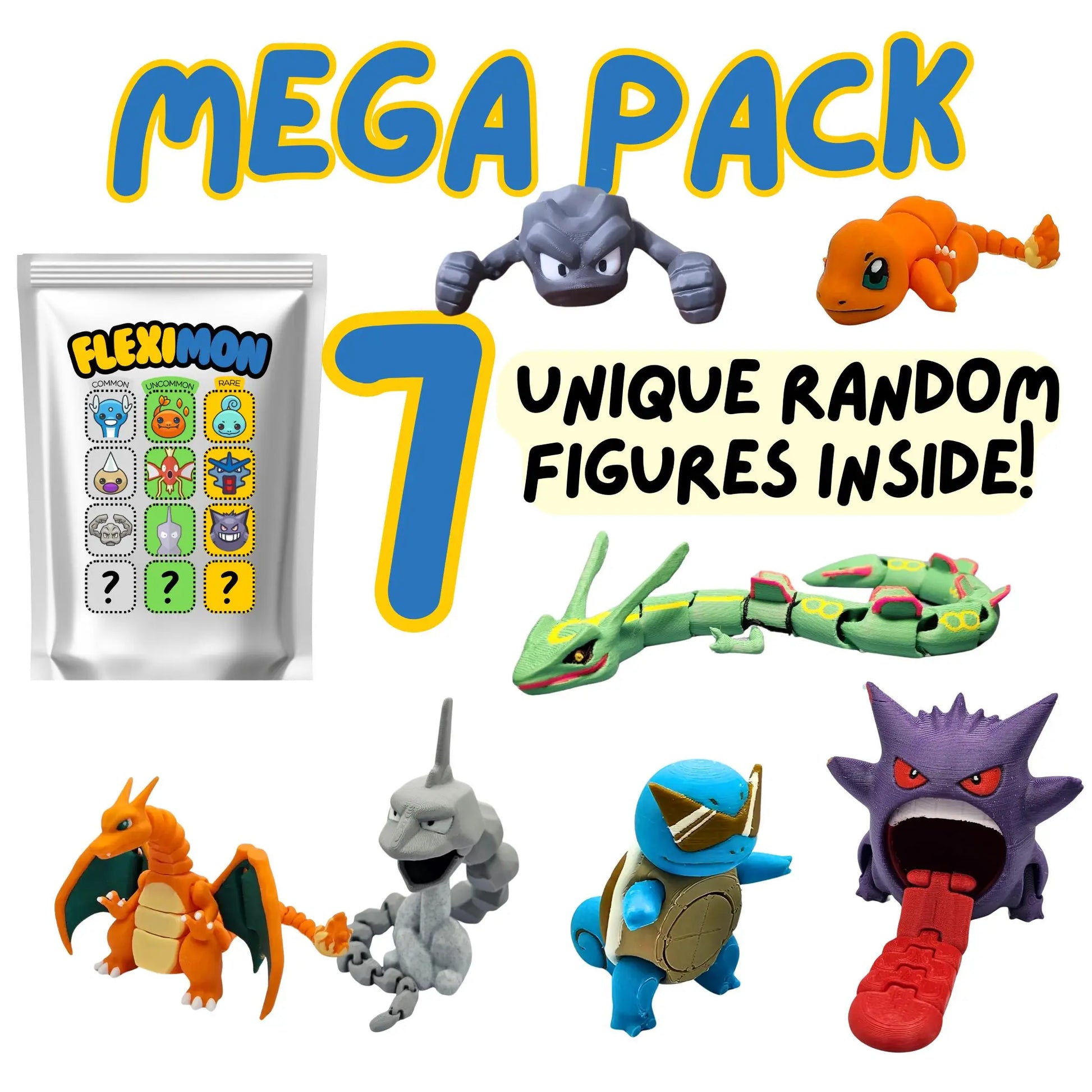 Fleximon Figures Fidget Fun