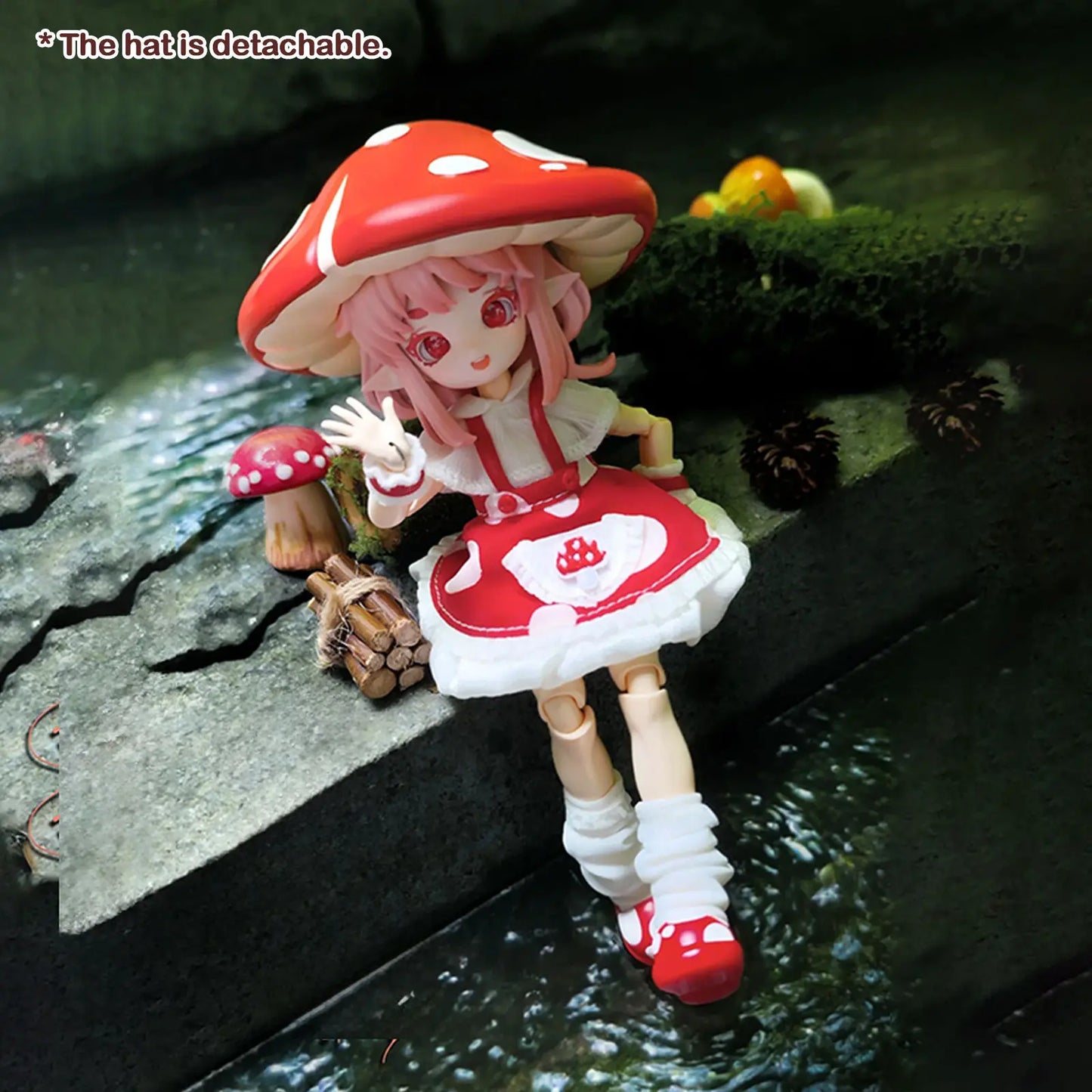 Discover the Enchanting Mushroom Mycelium Naming Series 1/12 Action Figure BJD Blind Box – Collectible Mini-Figures Await!