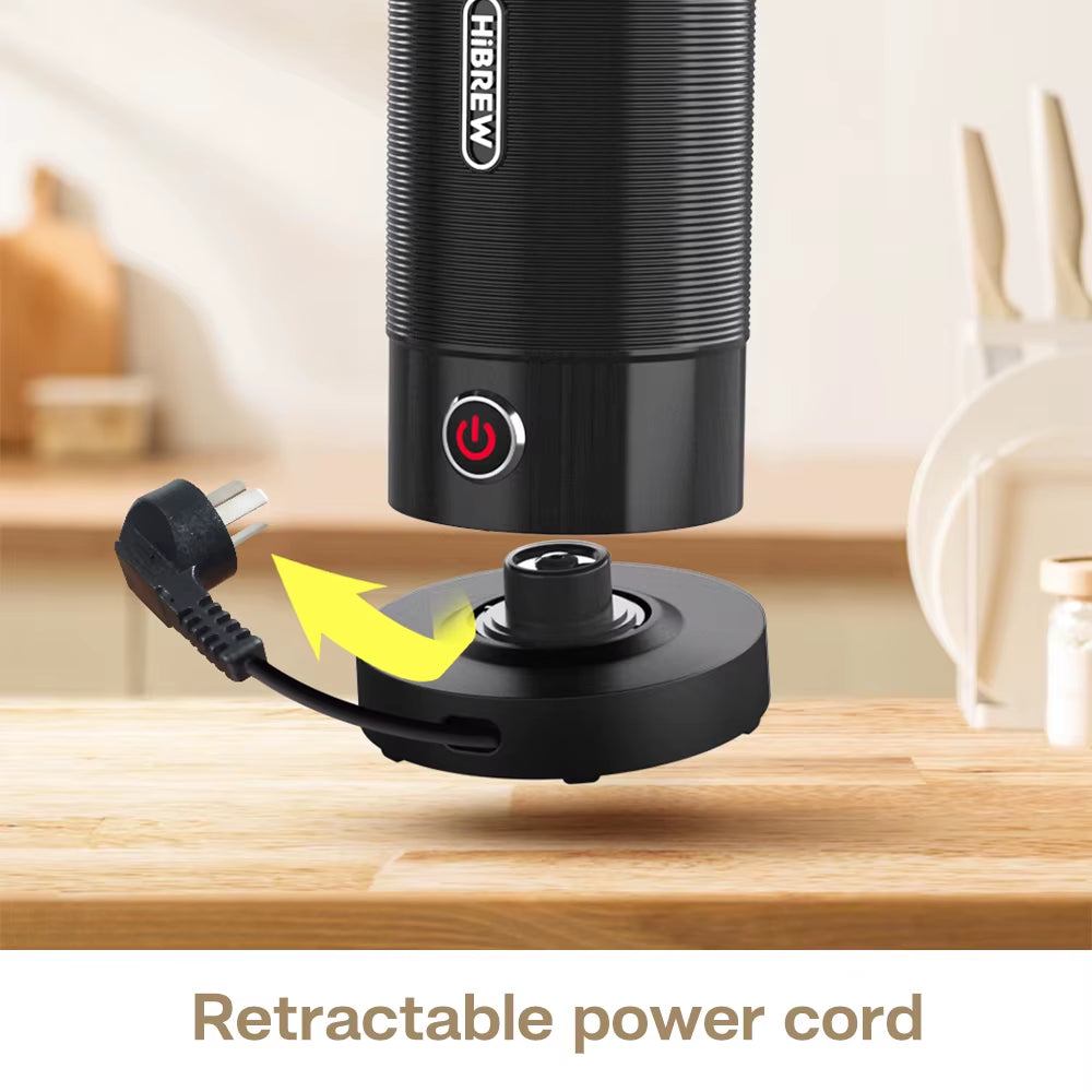 4-in-1 Electric Milk Frother & Milk Warmer for Coffee Lovers