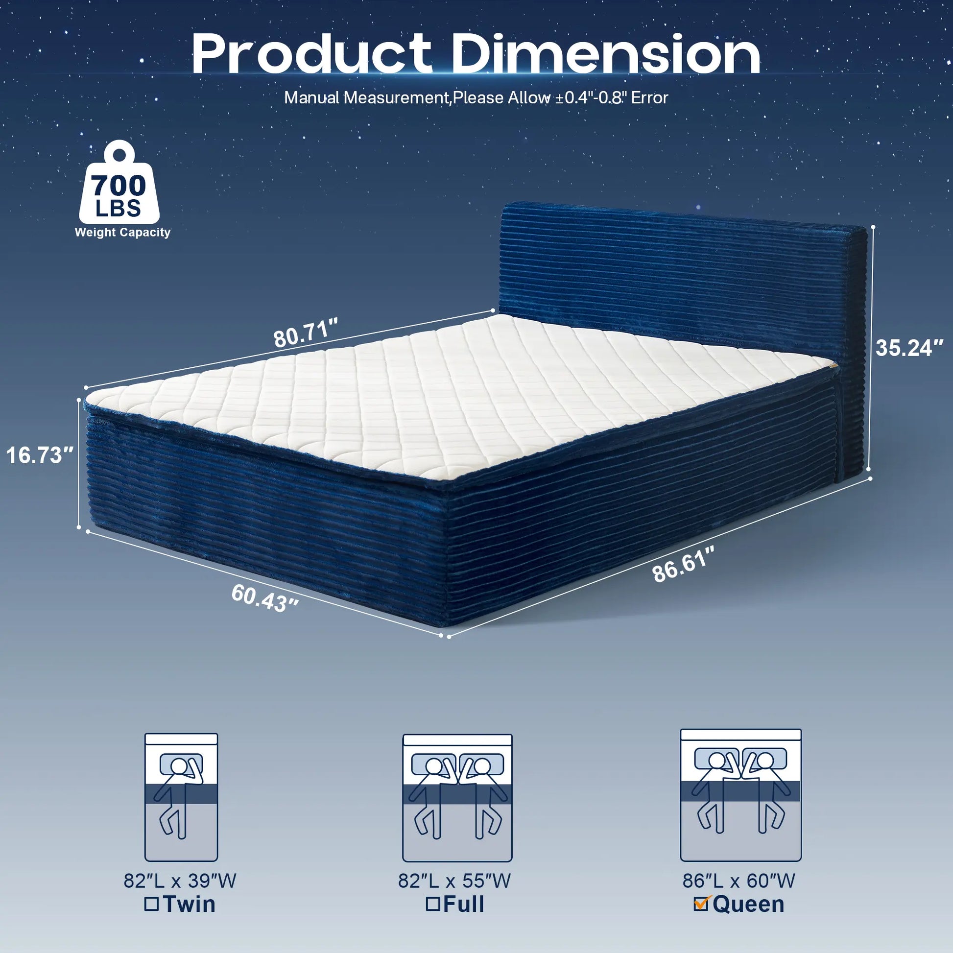 Transform Your Sleep with the ALTRIGUS Modern Boneless Bed Set - All-In-One Mattress in a Box for Ultimate Comfort and Support