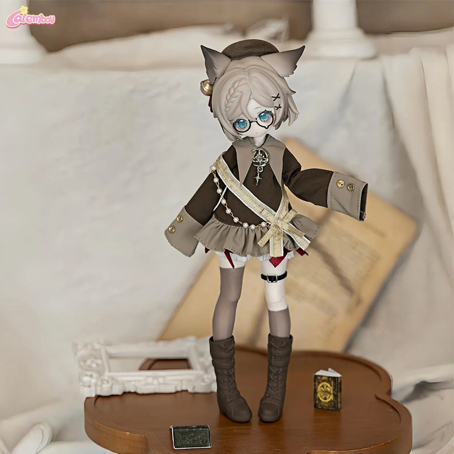 Discover the CALEMBOU Meki Oblivion's Luminaria Series V2 - Adorable 1/8 BJD Dress-Up Doll, Perfect Collectible for Birthdays and Christmas!
